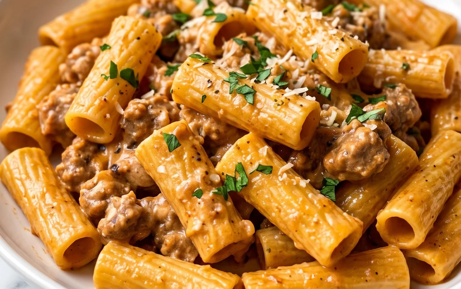 Creamy Sausage Rigatoni (One-Pan, 30-Minute Meal)